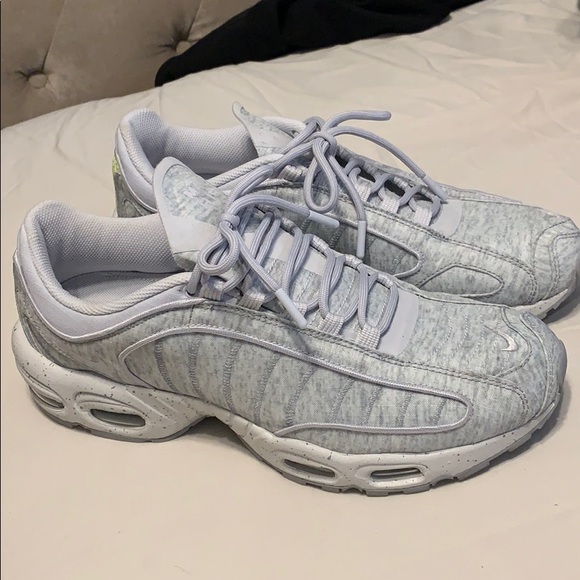 grey and lime green air max